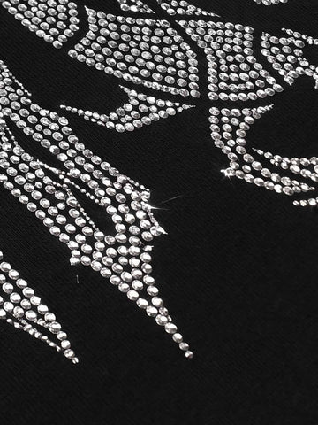 Rhinestone Scorpion Gothic Shorts 