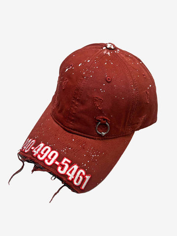 Numeric Embroidered Baseball Cap
