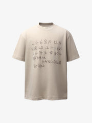 Hand-Drawn Numeric Jersey T-Shirt 