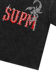 Washed Scorpion Graphic T-Shirt 