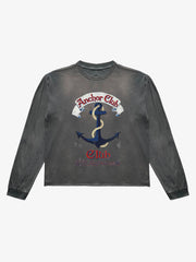 Anchor Graphic Washed Long Sleeve Tee; VTG Dirty Gray / S, VTG Dirty Gray / M, VTG Dirty Gray / L, VTG Dirty Gray / XL