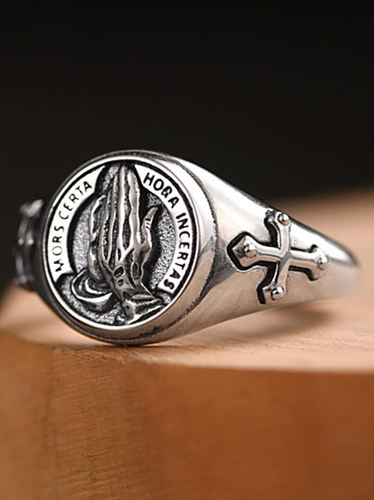 Praying Hands Signet Ring 