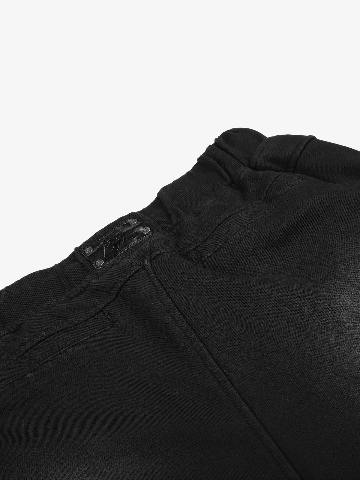 Shorts mit Kordelzug und Used-Look