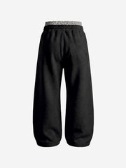 Varsity Graphic Hoodie & Wide-Leg Sweatpants Set