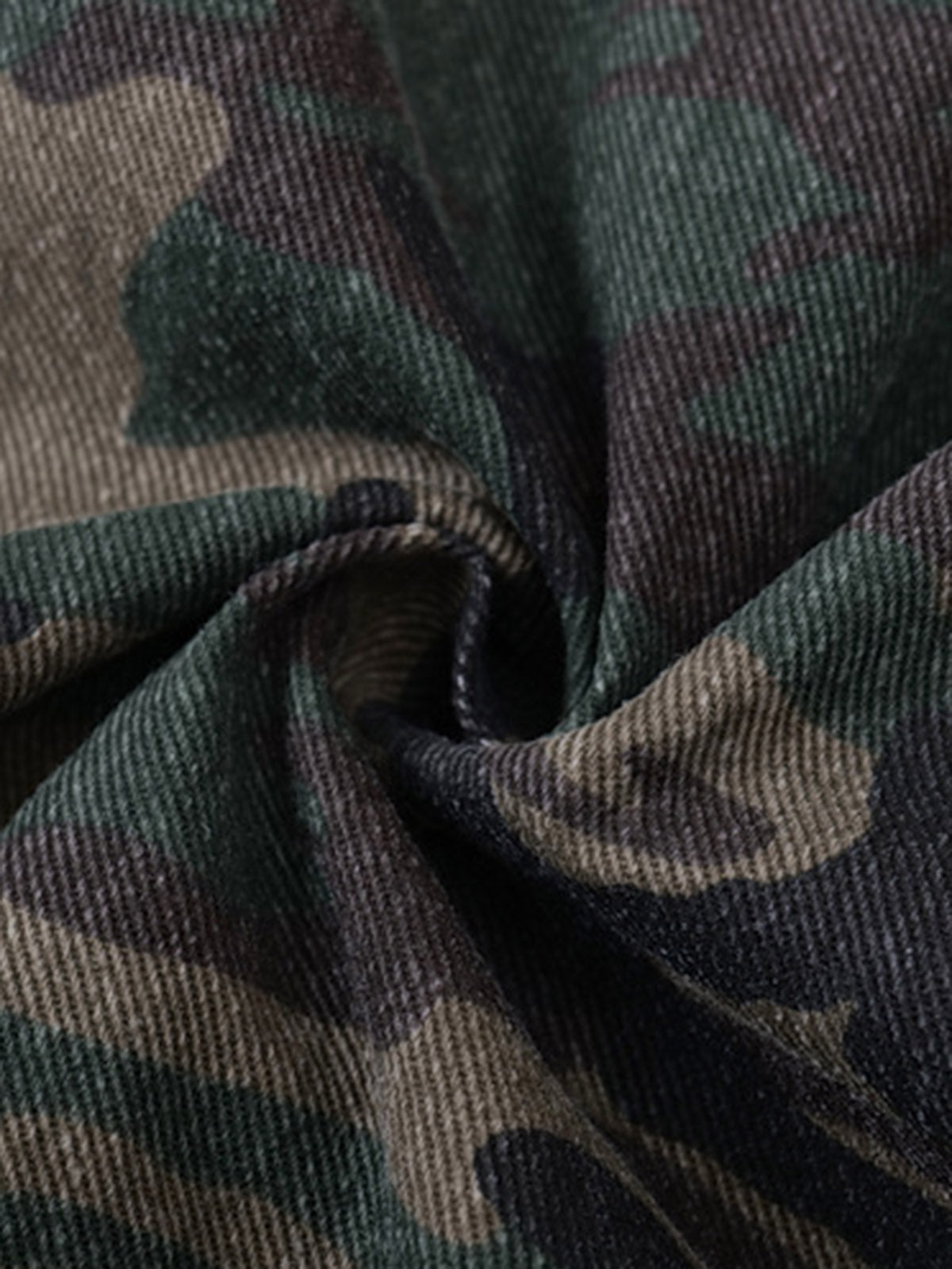 Camouflage Wide-Leg Pants for Women - Stylish and Versatile Design 