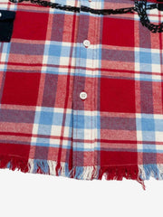 Napoleon Plaid Flannel Shirt; Red / S, Red / M, Red / L, Red / XL, Red / 2XL