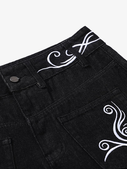 High-Waisted Wide-Leg Cargo Pants with Unique Pocket Design 