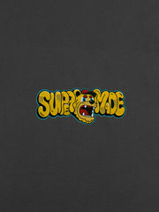 Street Graffiti Trendy Tiger Head Font T-Shirt 