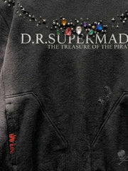 Pirate’s Treasure Studded Brushed Crewneck Sweatshirt