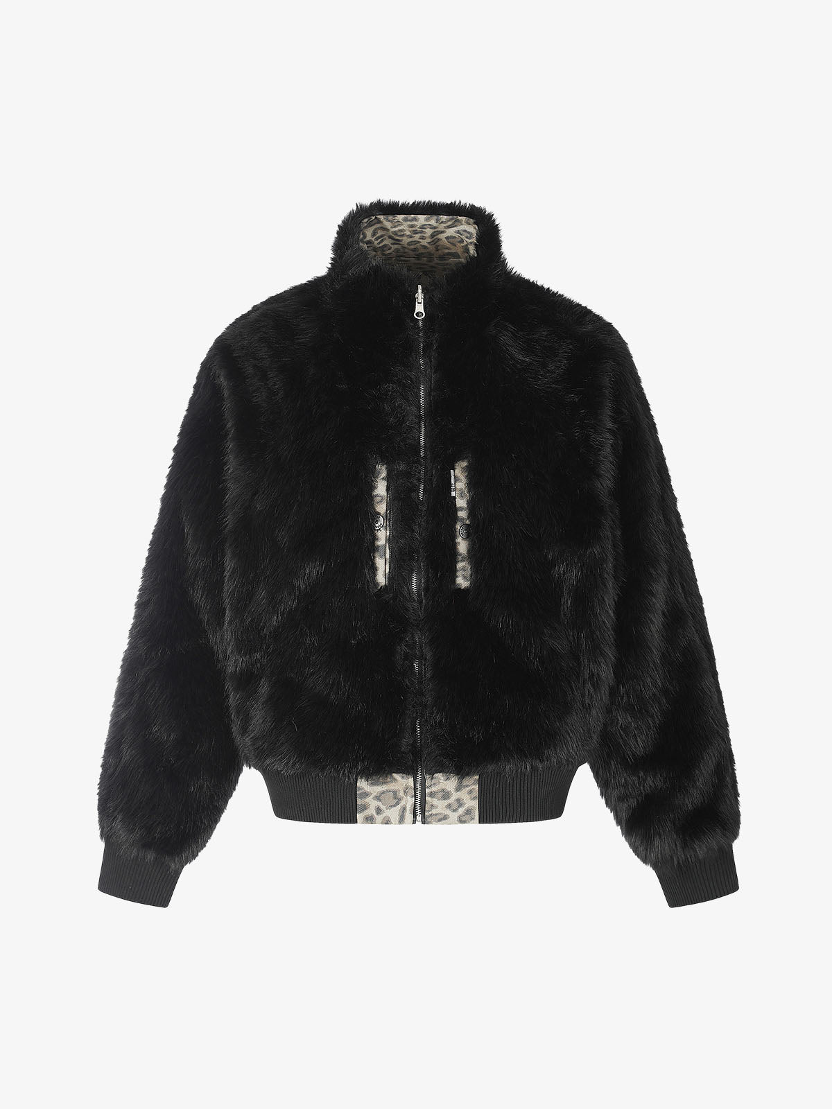 Leopard Reversible Faux-Fur Coat