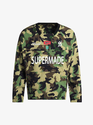 Camouflage Hoodie with Unique Pink and Black Pattern for Casual Wear 