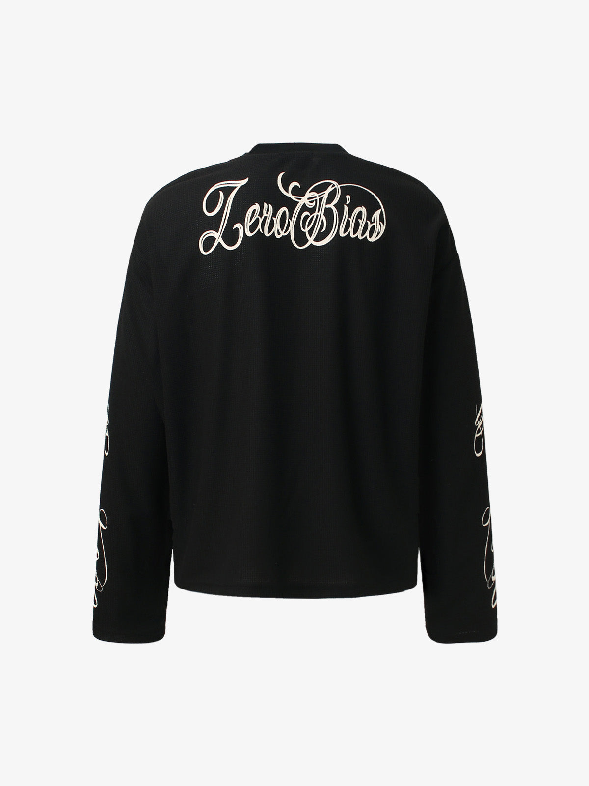 Thesupermade Retro Letter Print Long-sleeved T-shirt 