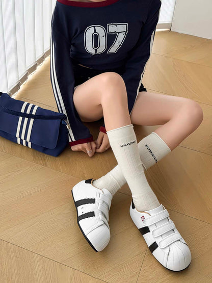 Stylish Velcro Strap Sneakers for Everyday Wear 