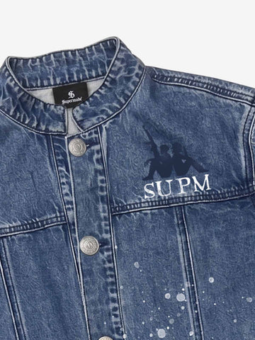 Graphic Denim Jacket