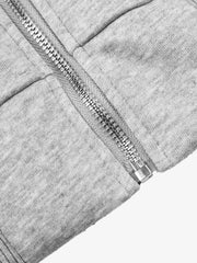 Napoleon Camo Cropped Zip-Up Hoodie