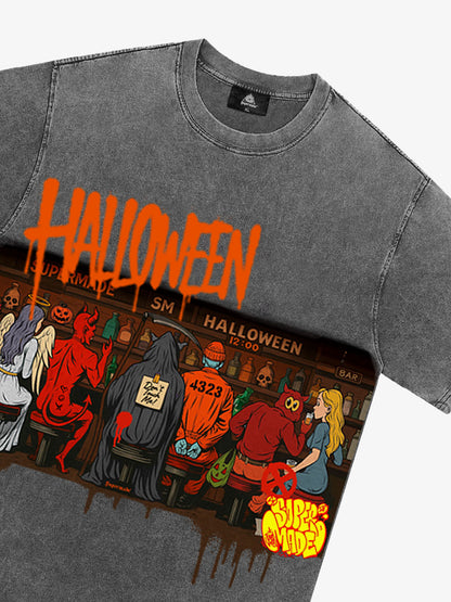 Thesupermade Halloween Pub Party T-shirt 