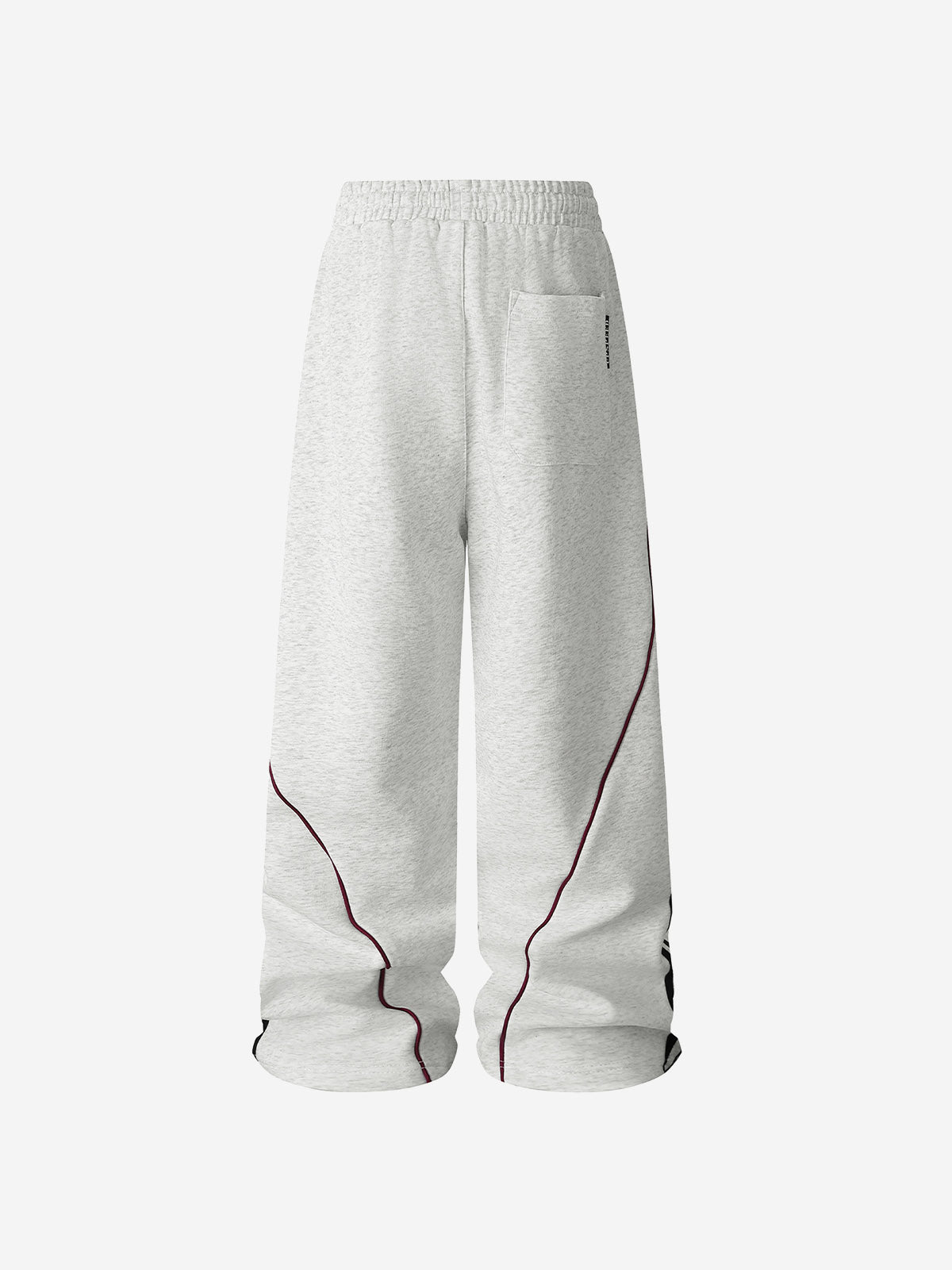 Contrast Stripe Wide-Leg Track Pants