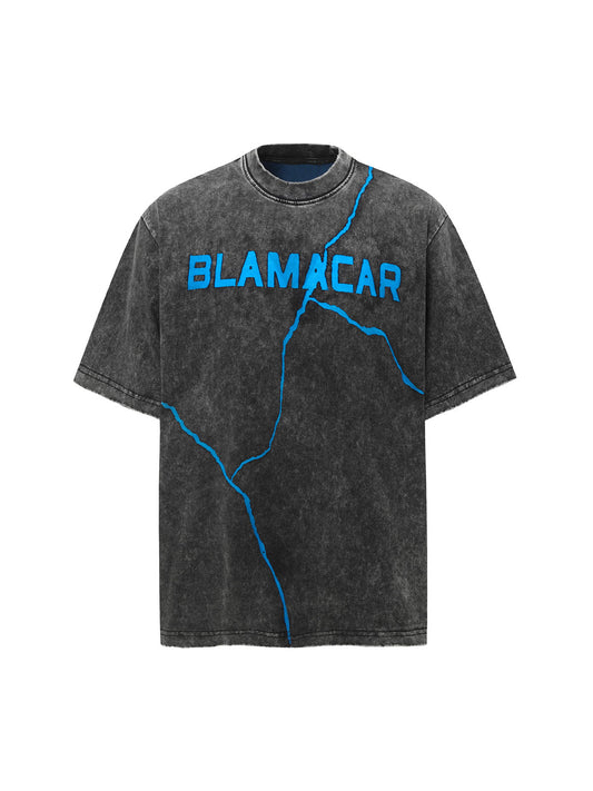 Washed Lightning Oversized T-Shirt 