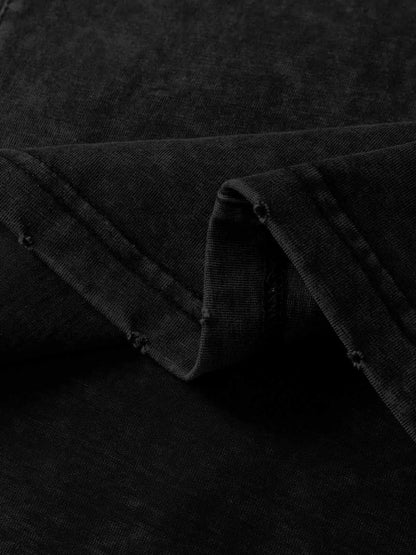Vintage Washed Crew Neck T-Shirt 