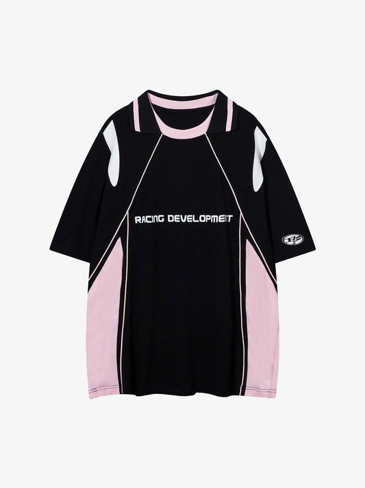 Thesupermade Hip-hop Loose Sports Casual T-shirt 