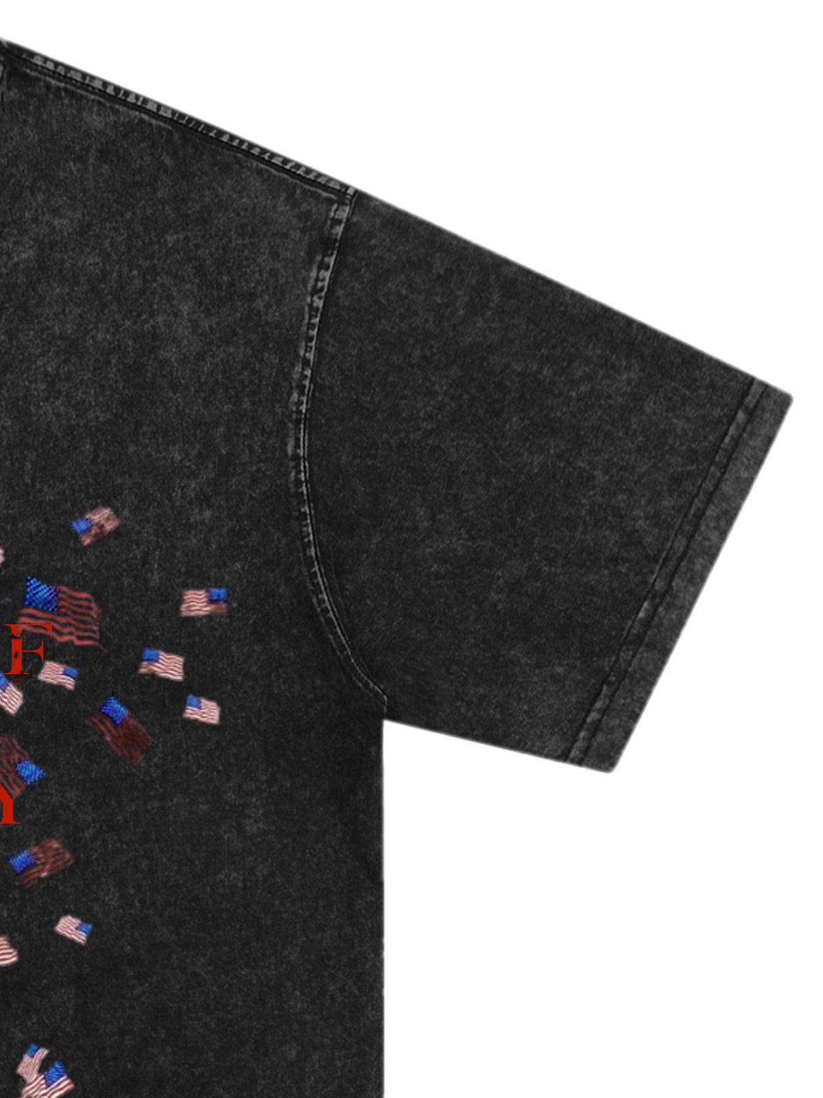 Orginal Street Broken Phantom Butterfly Independence Day T-shirt 