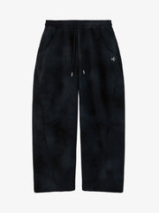 Vintage Washed Tie-Dye Zip Up Hoodie & Barrel Sweatpants Tracksuit 