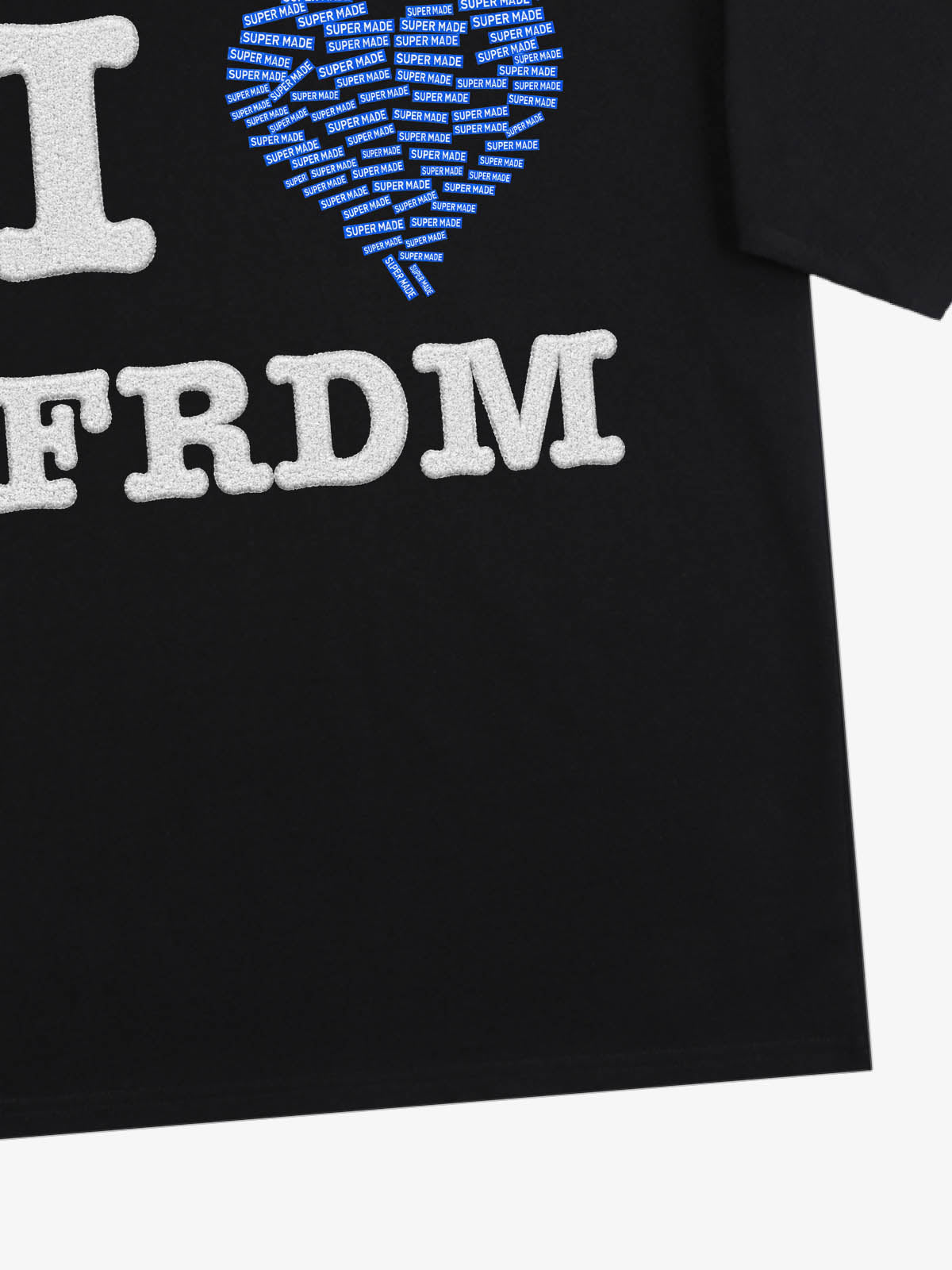 Embroidered Heart Graphic Tee