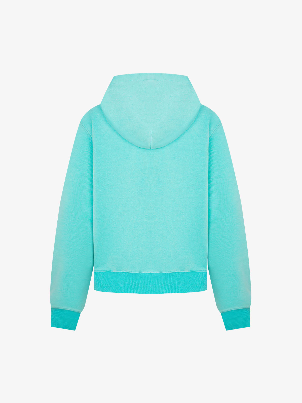 Distressed Napoleon Studded Boxy Zip-Up Hoodie