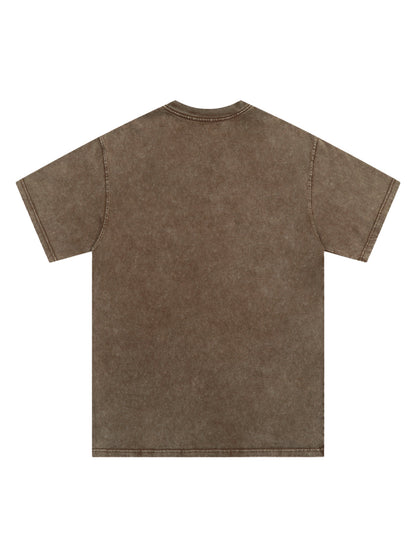 Original Creative Map Flag Print T-shirt 