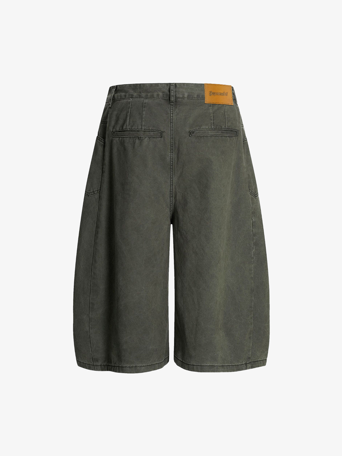 Deconstructed Casual Scimitar Denim Jorts 