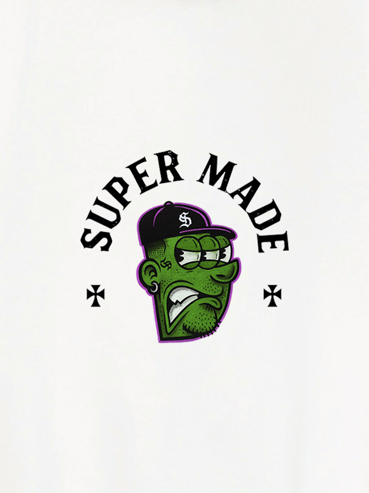 Stylish Graphic Hoodie with Unique Monster Design for Casual Wear 