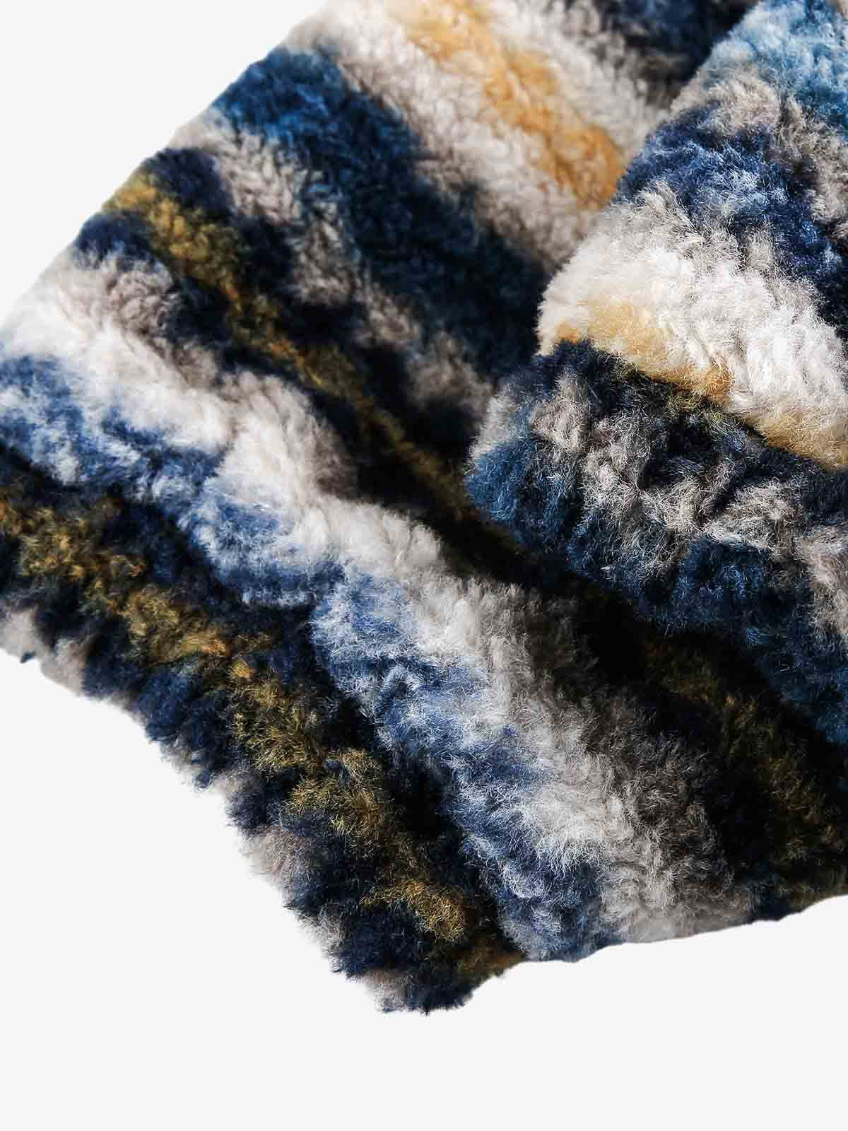 Winter Essential Faux Fur Trimmed Puffer Jacket with Arrow Buckle Design 