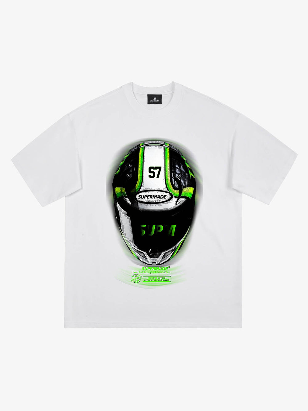 Motorcycle Helmet Graphic T-Shirt 