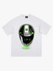 Motorcycle Helmet Graphic T-Shirt 
