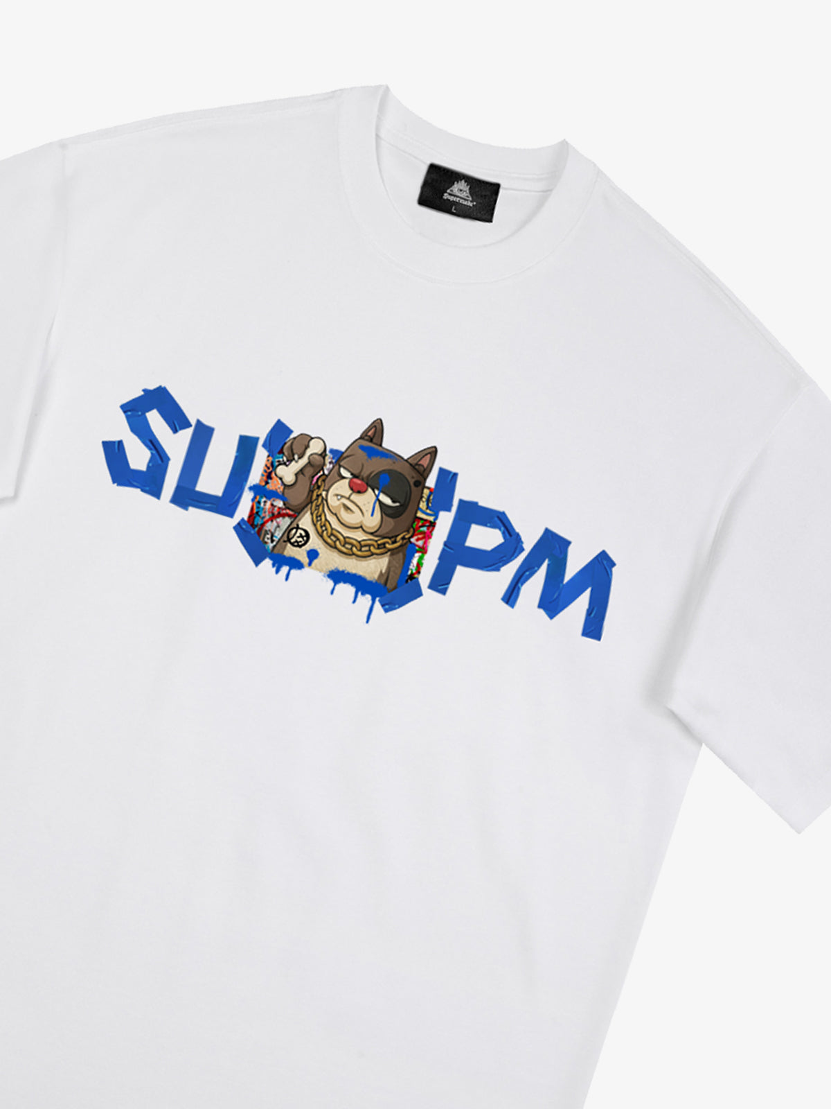 SUPM Graffiti Tape Graphic T-shirt 