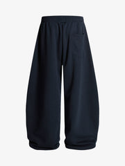 Fleece Vintage Side Stripe Drape Paratrooper Machete Wide Leg Pants - 2488 