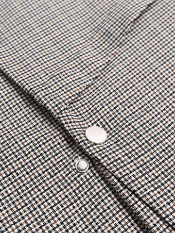 Houndstooth Cropped Jacket