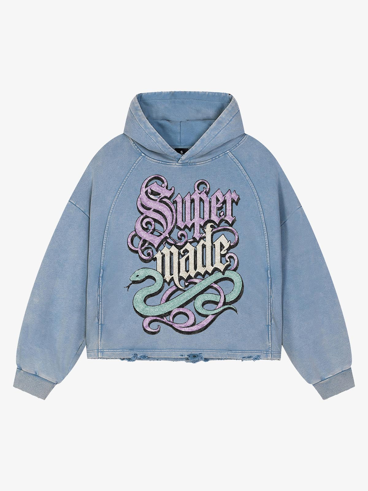 Sudadera con capucha gótica de serpiente