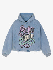 Sudadera con capucha gótica de serpiente