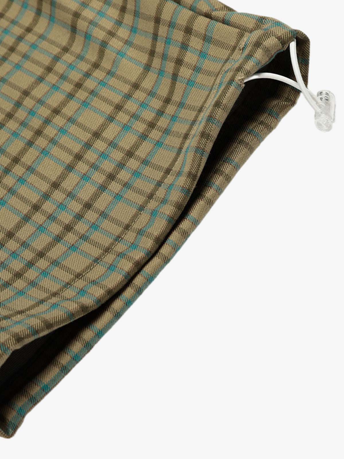 Plaid Drawstring Shorts for Casual Wear 