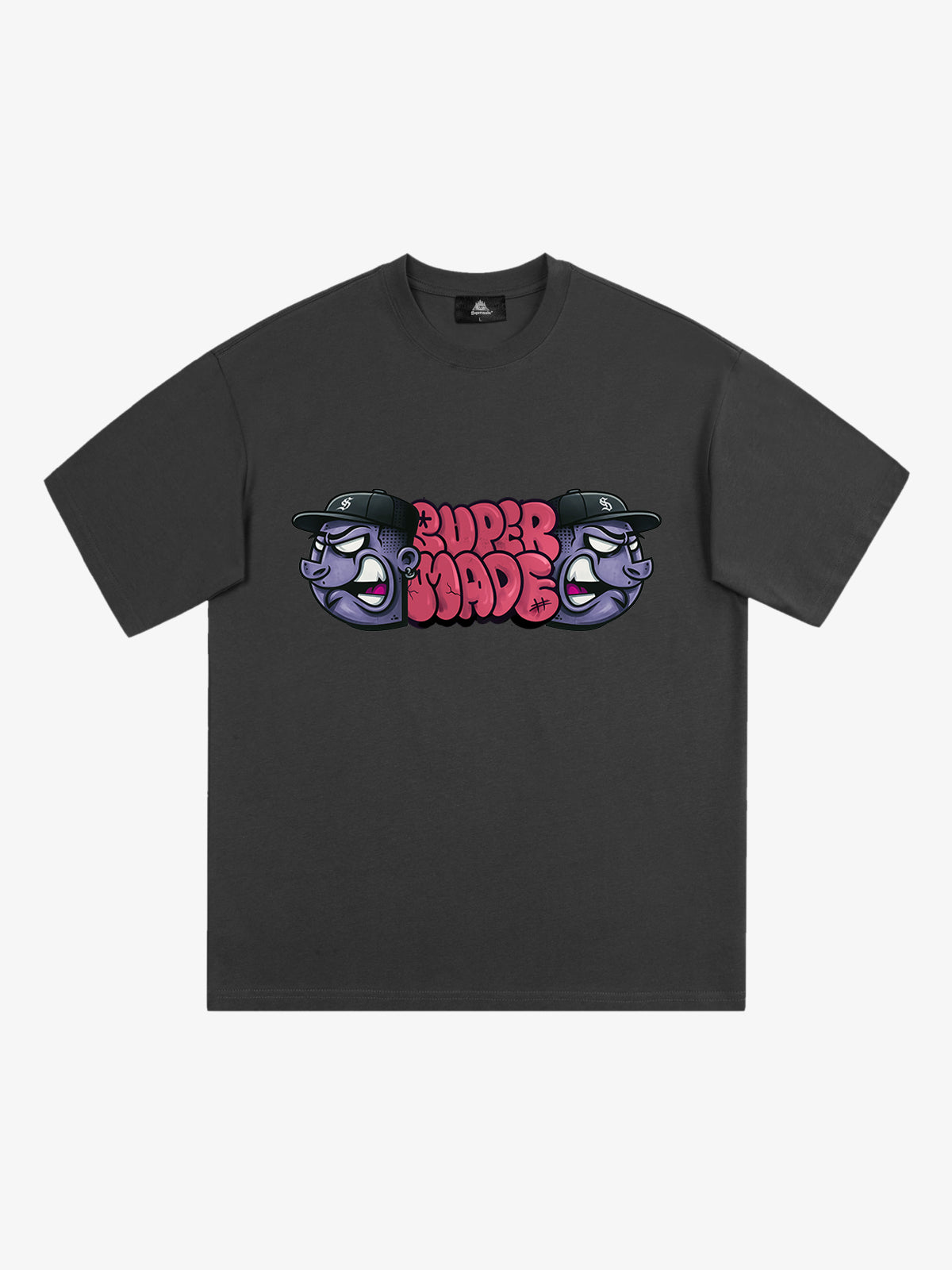 Supermade Graffiti Head Stylish Graphic T-Shirt 