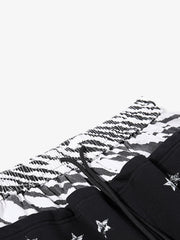 Zebra Patch Star Graphic Wide-Leg Sweatpants