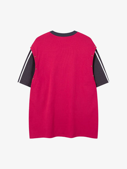 2025 Spring/Summer Graphic T-Shirt with Bold Number Design 