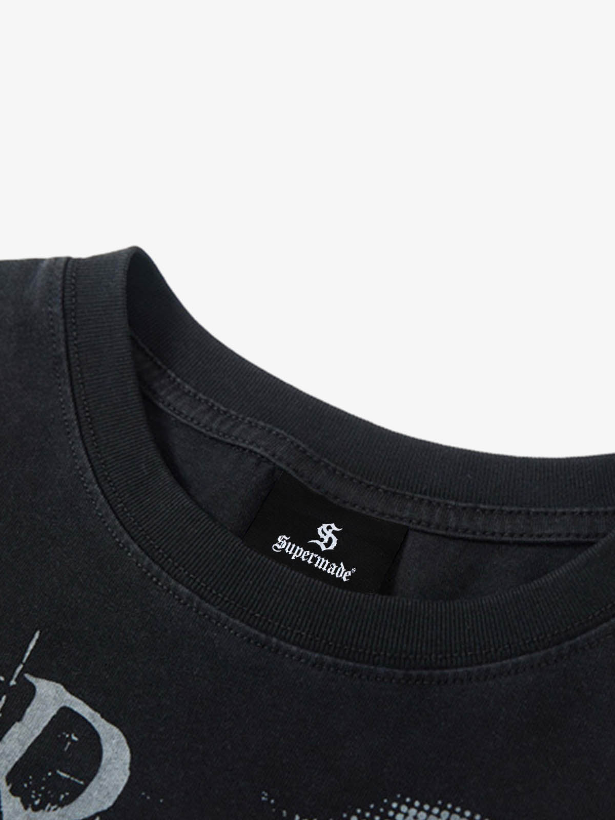 Cyber Portrait Graphic Oversized T-Shirt 
