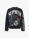 Liberty Stamp Grafik Waffel Langarmshirt