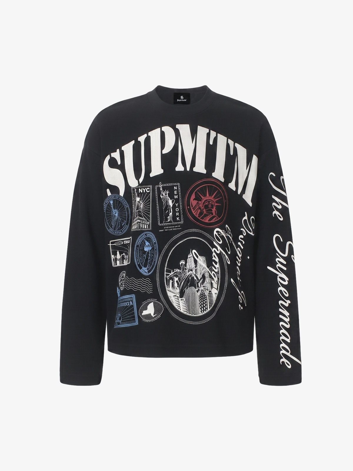 Liberty Stamp Graphic Waffle Long Sleeve Tee
