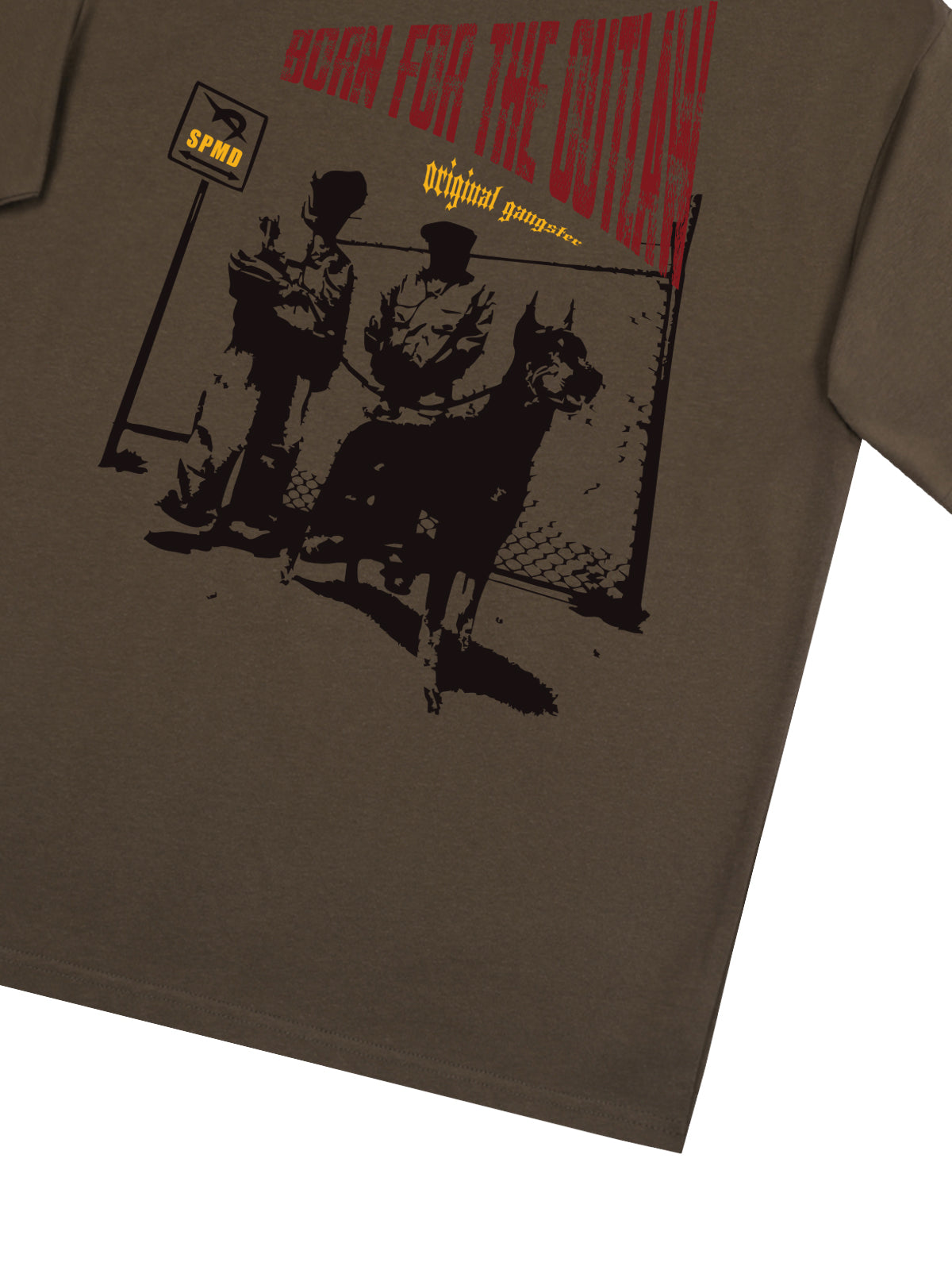 Original “Born for the Outlaw” Graphic Print T-Shirt