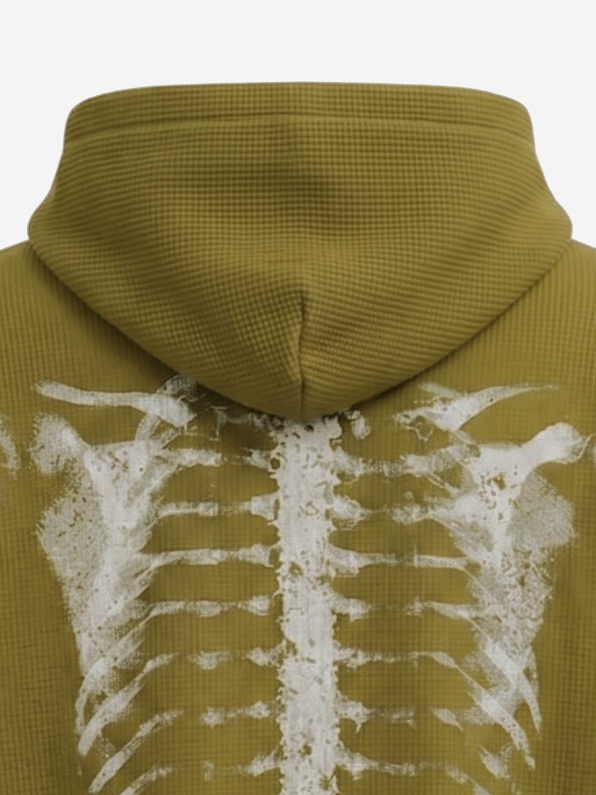 Skeleton Bone Graphic Distressed Hoodie