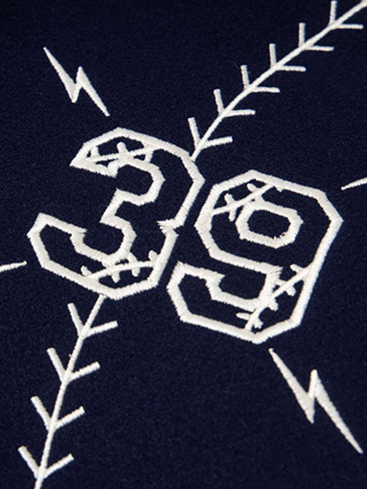 Baseball Stitch Embroidered Varsity Jacket