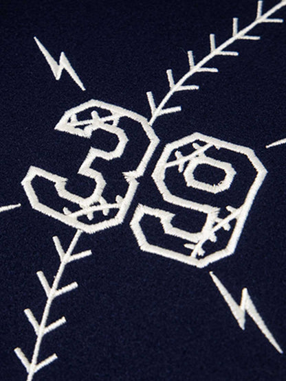 Baseball Stitch Embroidered Varsity Jacket